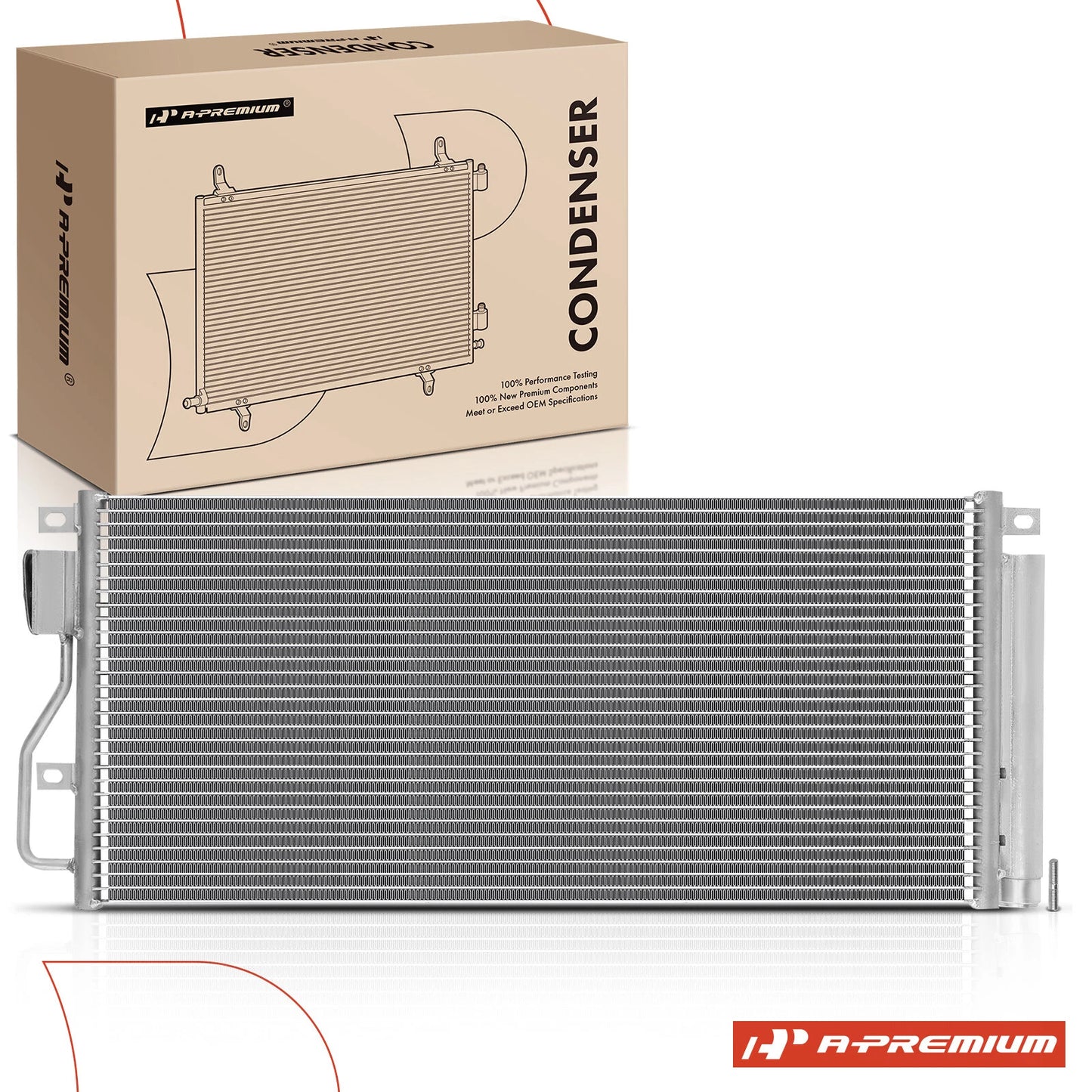 A/C Condenser with Bracket & Receiver Drier for Buick Encore (2015–2022)