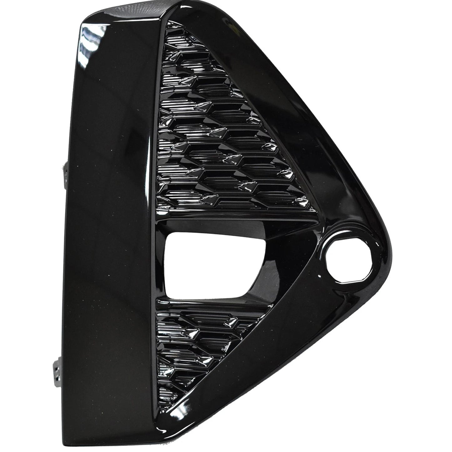 Fog Light Bezel Front Passenger Side Replacement Black for BMW X3 (2011–2017)
