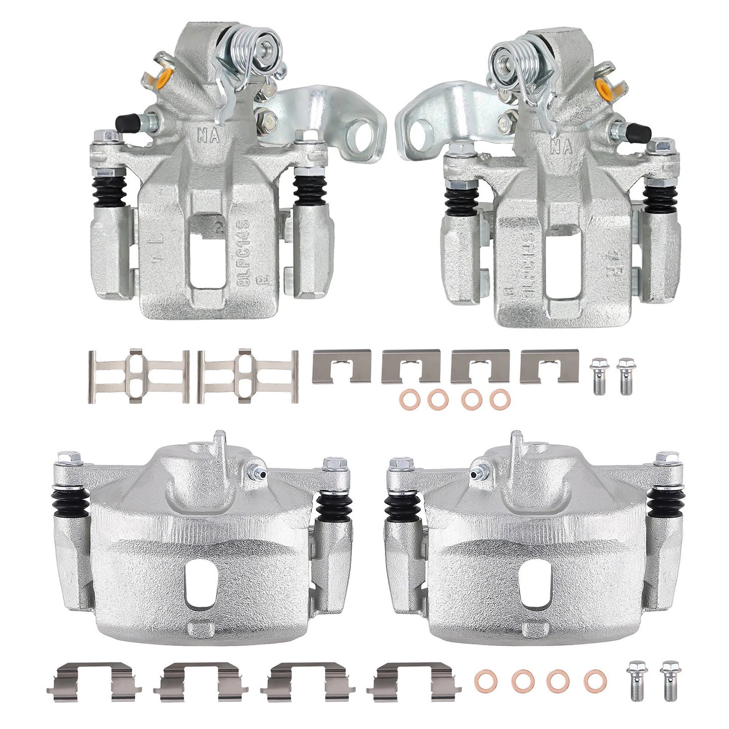 Disc Brake Caliper Kit for Honda Civic (2006–2011) Front Rear