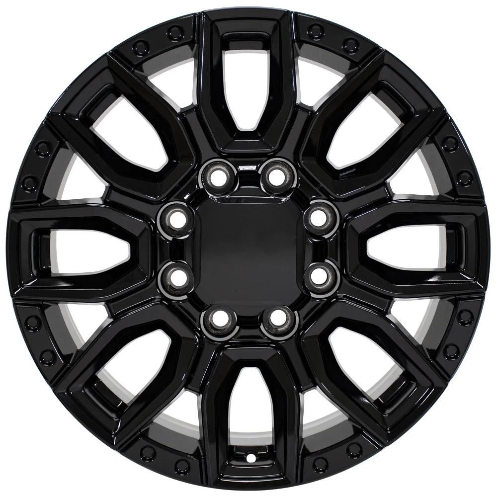20 Inch Gloss Black Wheel for 1988-2000 Chevy K3500 (RVO4745)