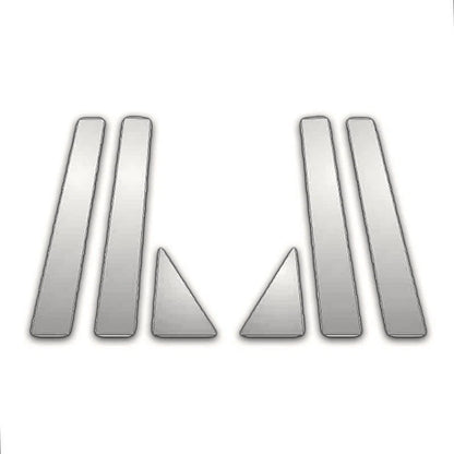 6Pc Chrome Pillar Post Covers Replacement for Toyota Venza (2009–2015)