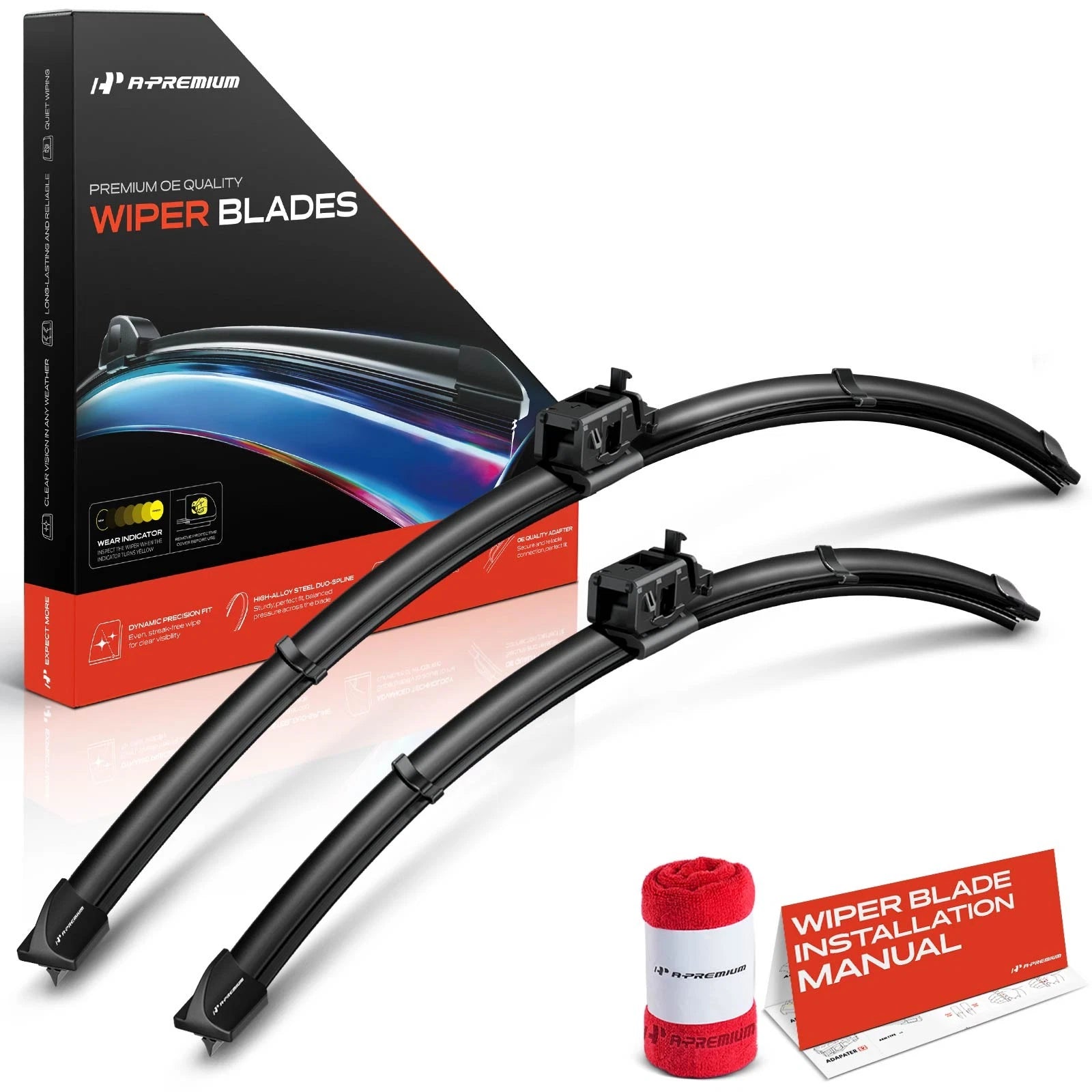 2x Windshield Wiper Blades for Mercedes GLE450 GLS580 (2016–2023)
