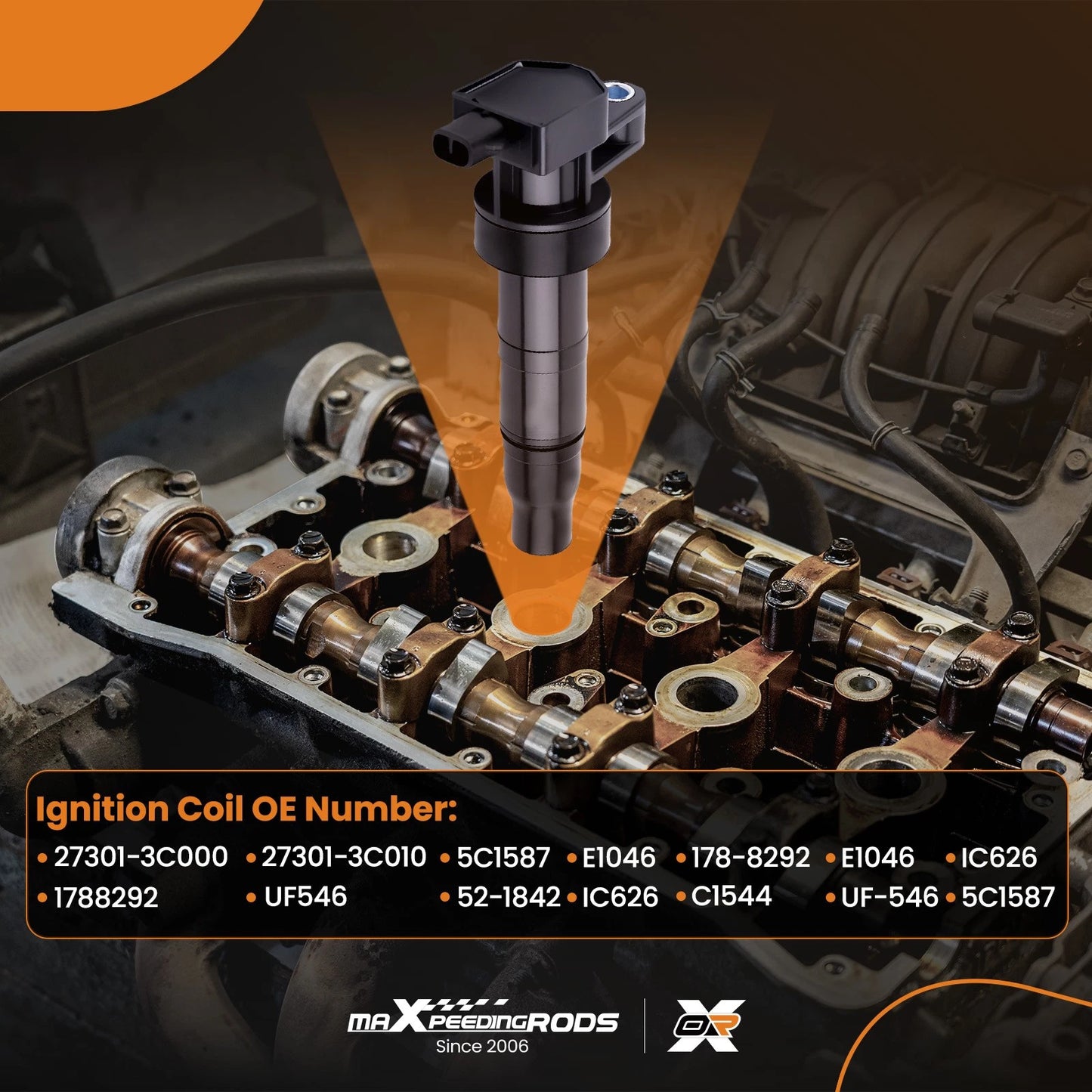 Ignition Coil Pack Set for Hyundai Kia 3.3L 3.5L 3.8L (2006–2015)