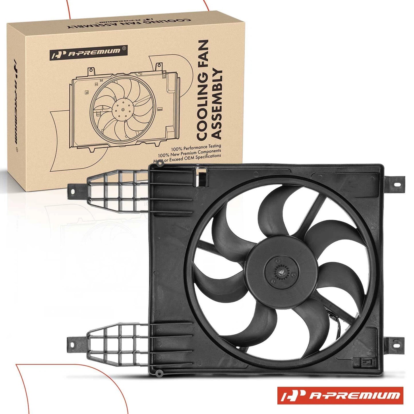 Cooling Fan Assembly with Shroud for Chevy Aveo/Aveo5 (2009–2011)