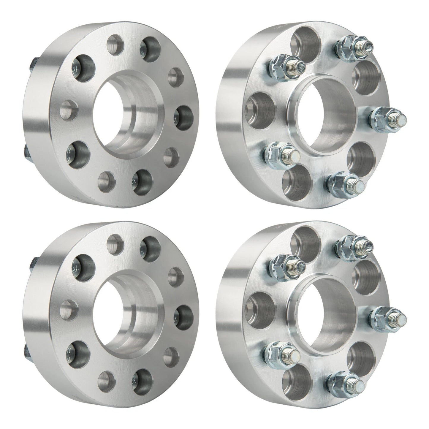 4Pcs 1.5" 5x4.5 Wheel Spacers for Toyota Honda Mazda 3 Ford Fusion (12x1.5, 64.1mm, 2012–2024)