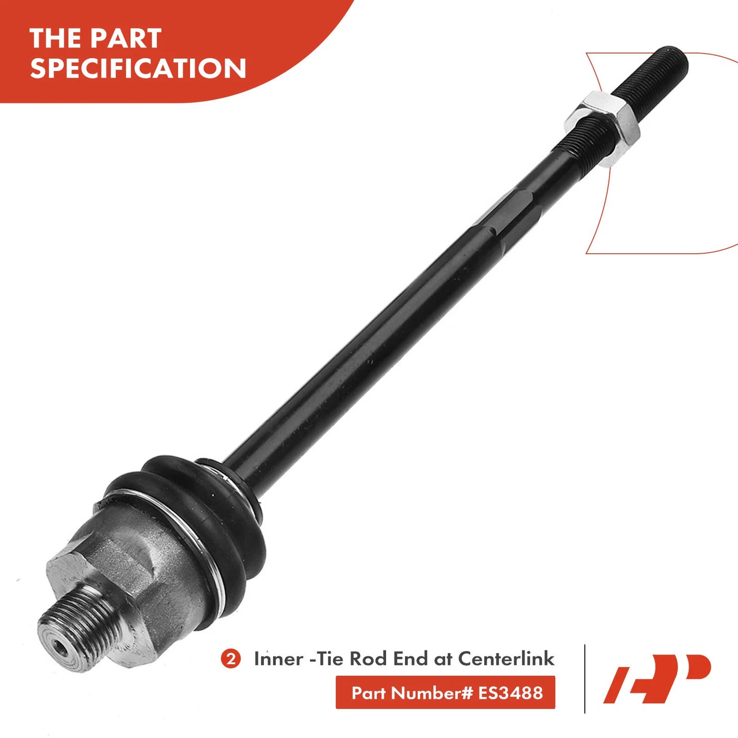 8x Front Tie Rod Ball Joint for Chevy Silverado 1500 (1999–2006)