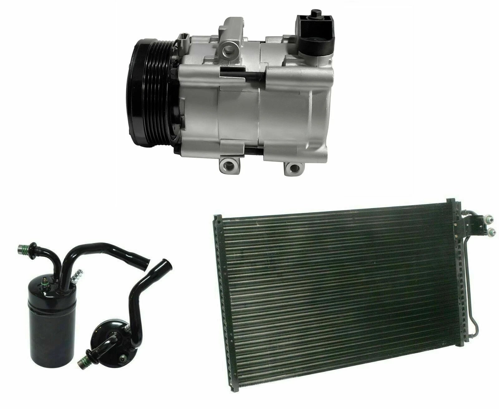 AC Compressor Kit With Condenser for Mercury Cougar 4.6L (1997–1997)