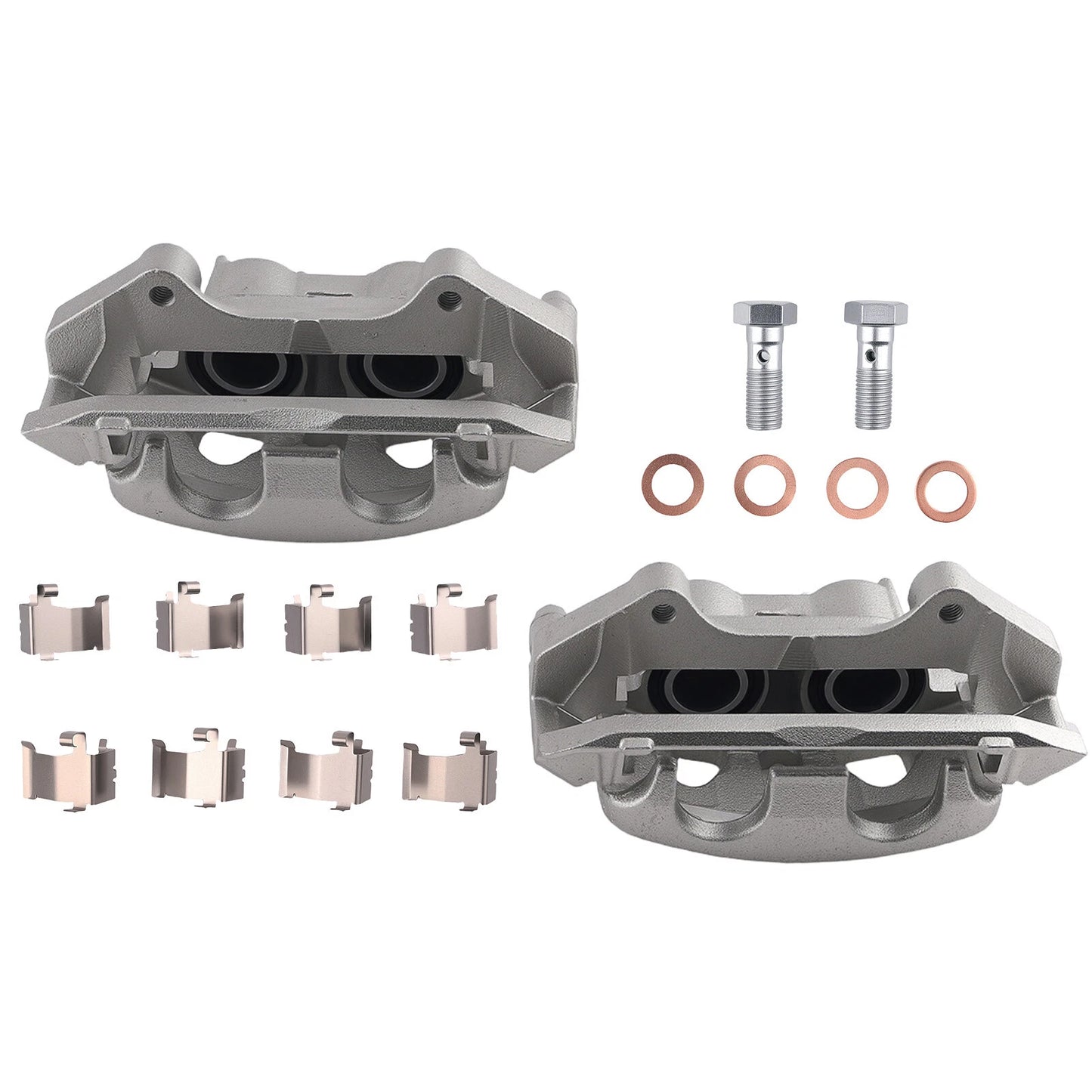 Brake Caliper Set Front for Lincoln MKT and Ford Explorer (2013–2019)