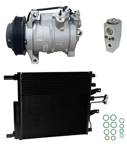 AC Compressor Kit with Condenser for Ram 1500 Diesel 3.0L (2016–2016)
