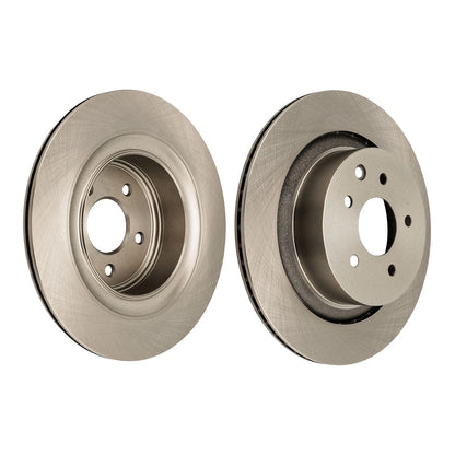 2x Rear Disc Brake Rotors for INFINITI G37 G35 (2008–2013) 12.99 inch