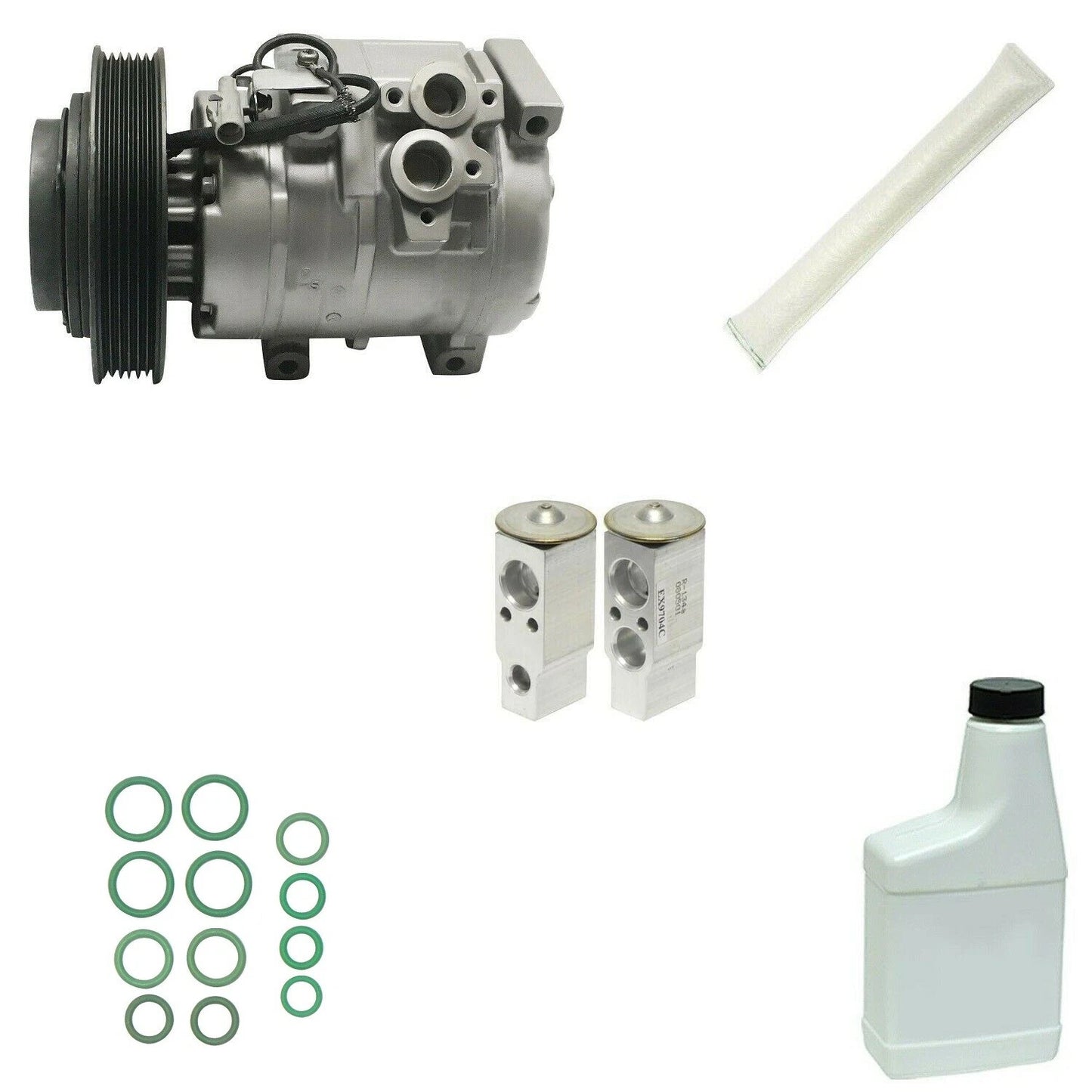 AC Compressor Kit with Valve for Hyundai Accent (2018–2024)