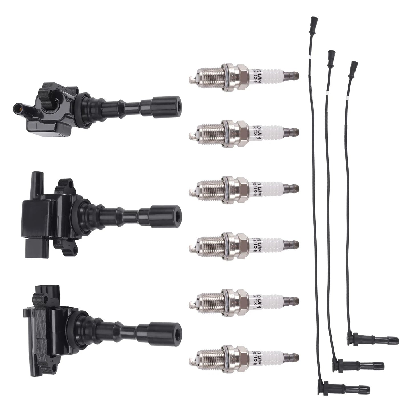 Ignition Coil, Iridium Spark Plug & Wire for Kia Sorento (2003–2006)