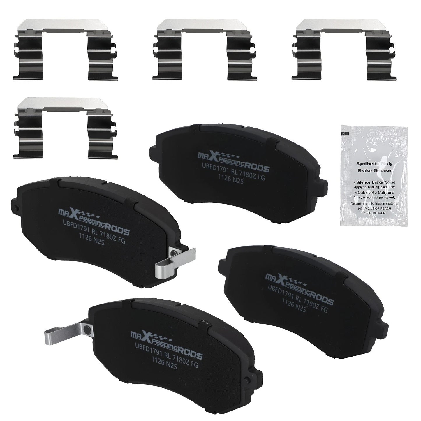 Front Ceramic Brake Pads Set for Saab 9-2X 2005-2006 Subaru Legacy 2002-2013