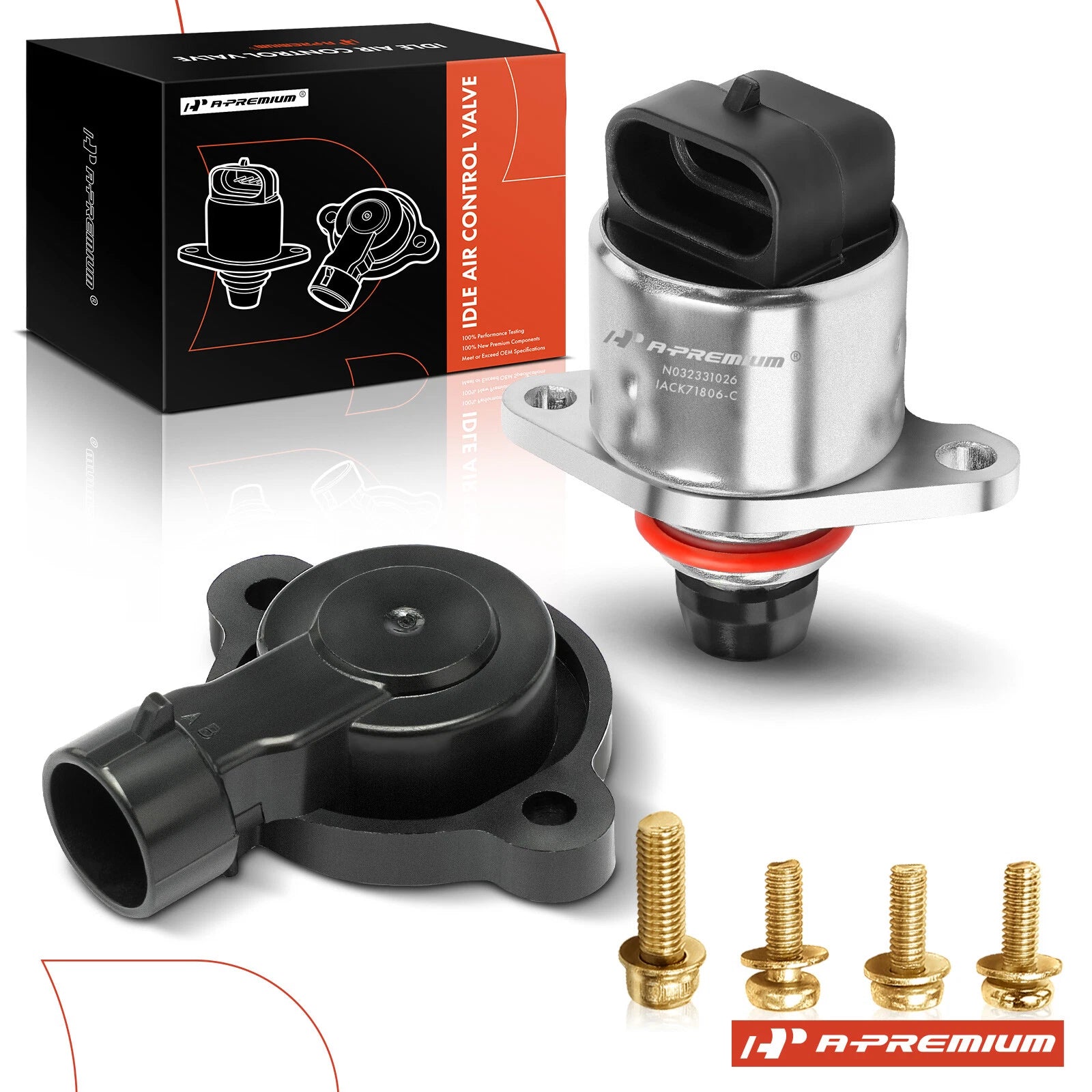 2Pcs Throttle Position Sensor & Idle Air Control Valve for Chevy GMC