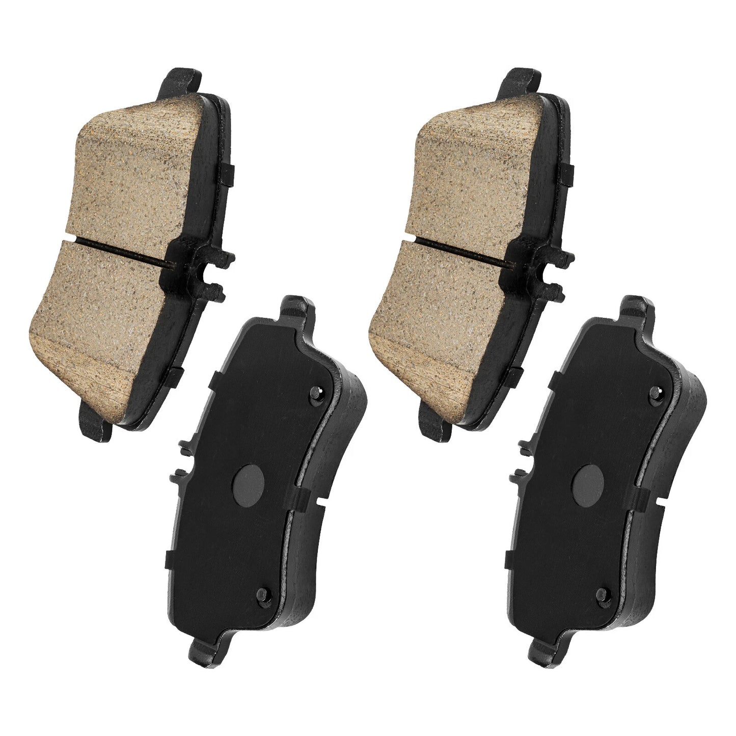 Front Ceramic Brake Pad Kit for Mercedes-Benz C-Class and SLK (2005–2015)