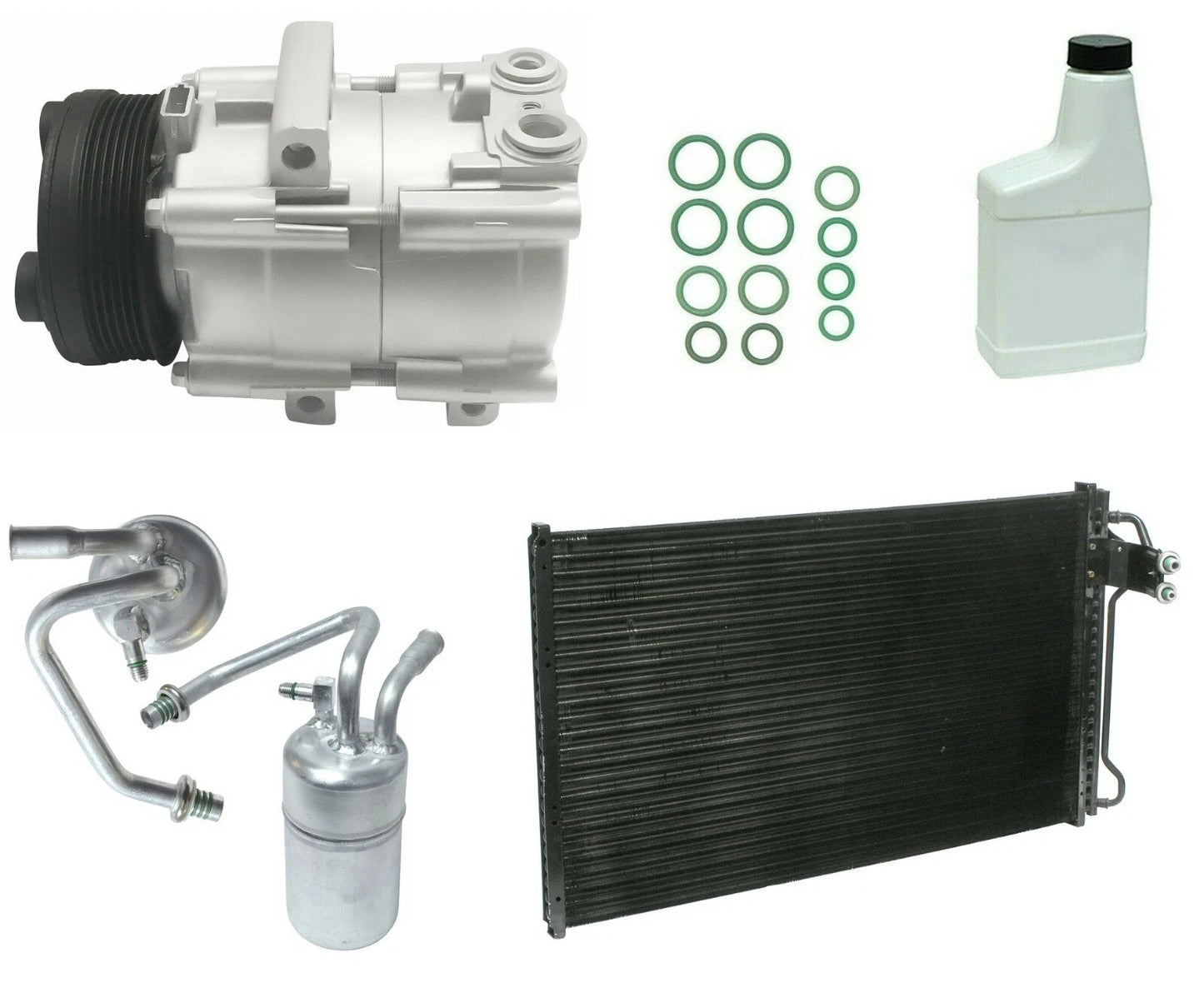 AC Compressor Kit With Condenser Replacement for Holden Captiva (2014–2017)