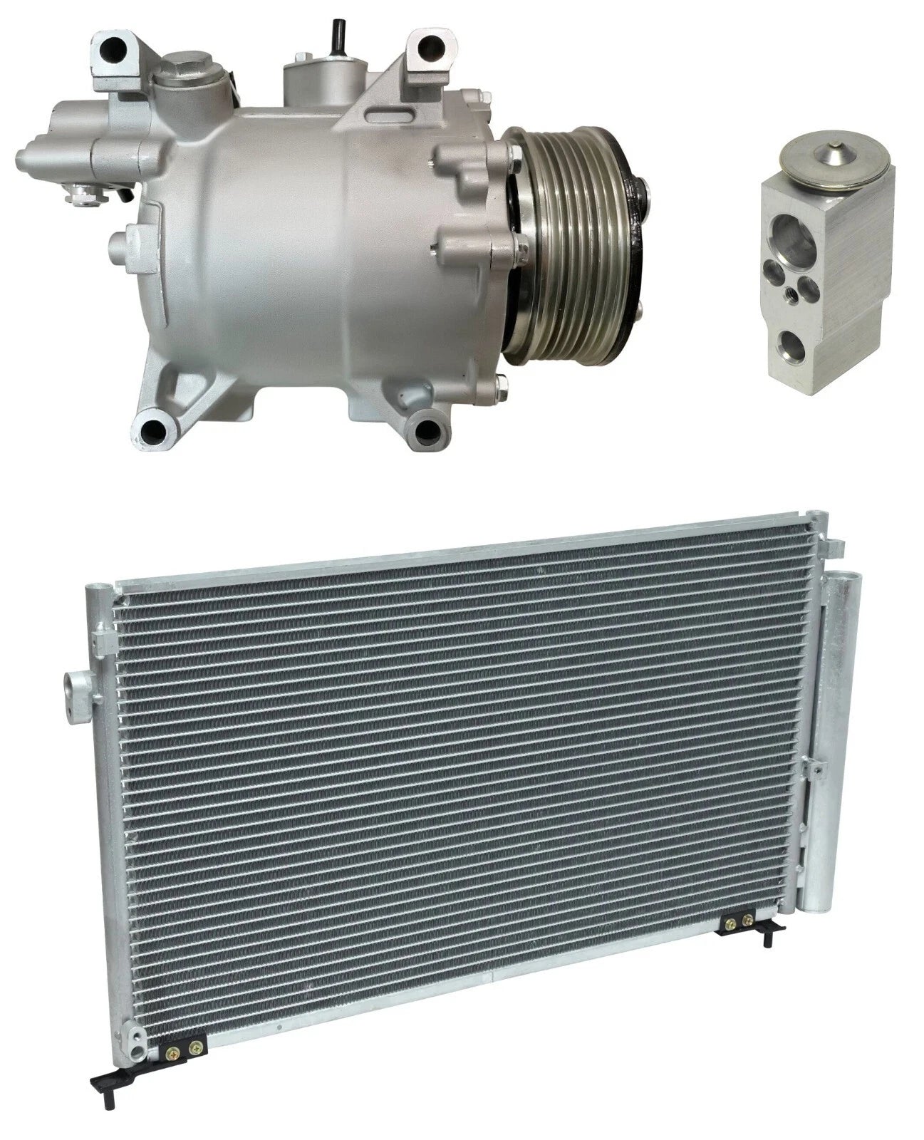 AC Compressor Kit With Condenser for Honda Civic Coupe 2.0L (2010–2011)