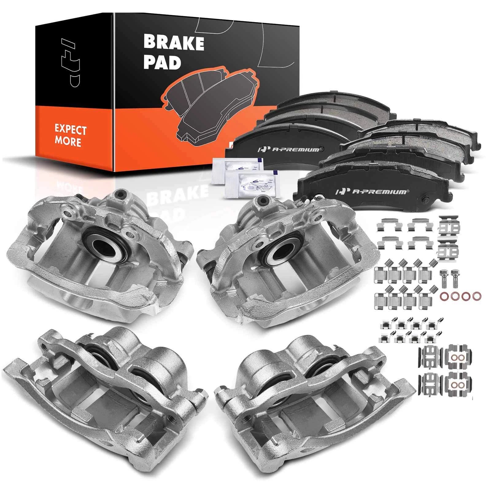 Ceramic Brake Pads & Calipers for Chevy S10 GMC Jimmy (1994–2004)