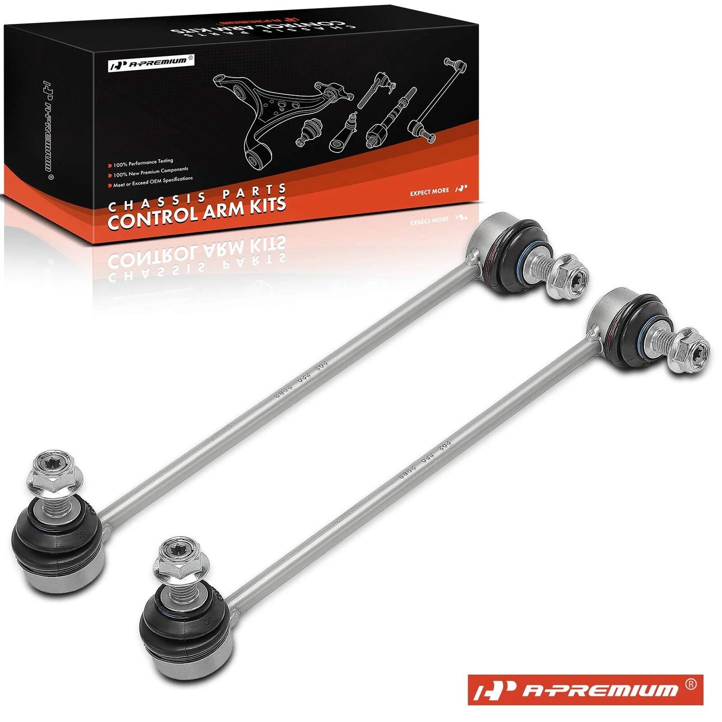 2X Front Sway Bar Link for Mercedes-Benz C230 C240 C280 C32 AMG CLK320 (2000–2009)