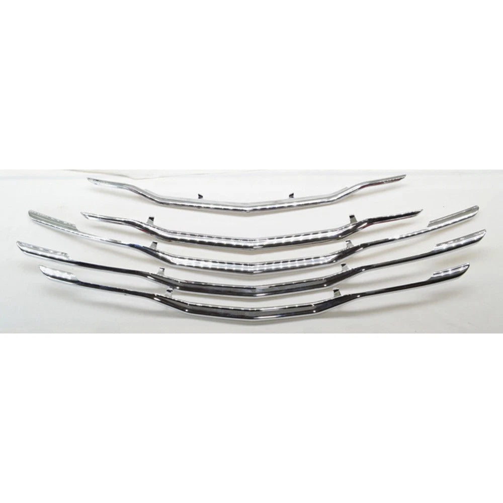 5pc Grille Insert for 2019–2022 Chevy Malibu Chrome Plated Replacement