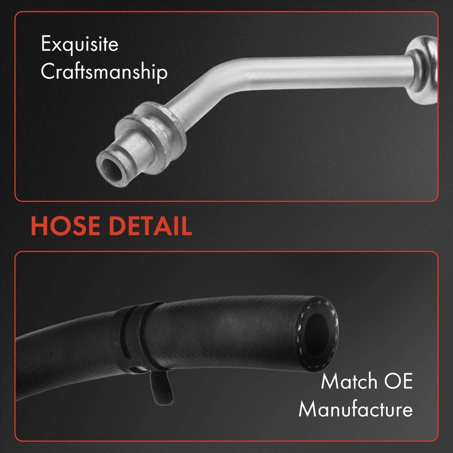2X Power Steering Pressure & Return Line Hose for GMC Canyon (2015–2022)
