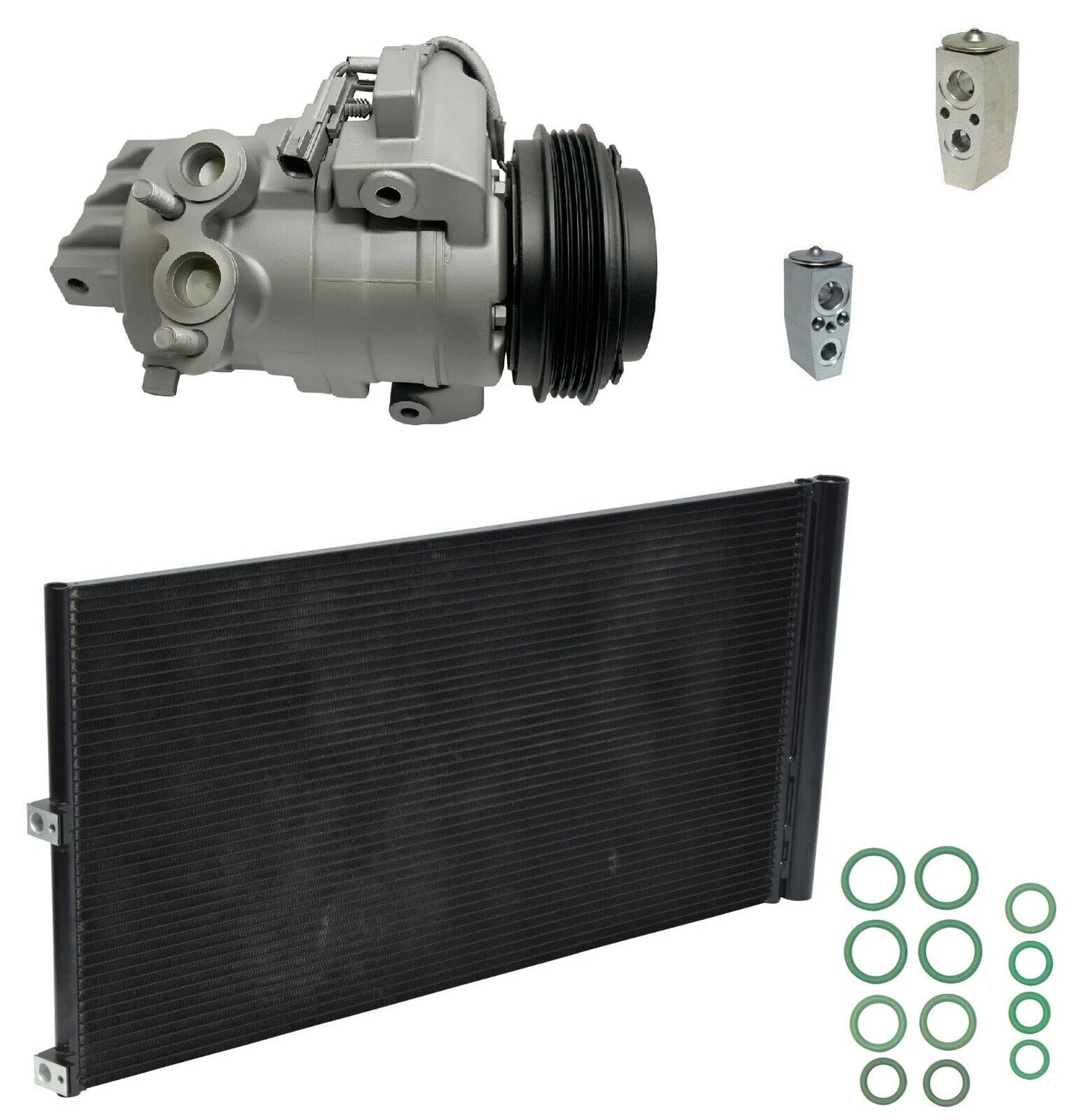 AC Compressor Kit with Condenser for Lincoln Navigator 3.5L (2017–2017)