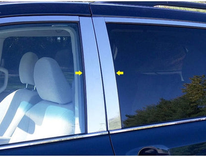 4pc. Luxury FX Chrome Pillar Post Trim For 2011-2020 Toyota Sienna