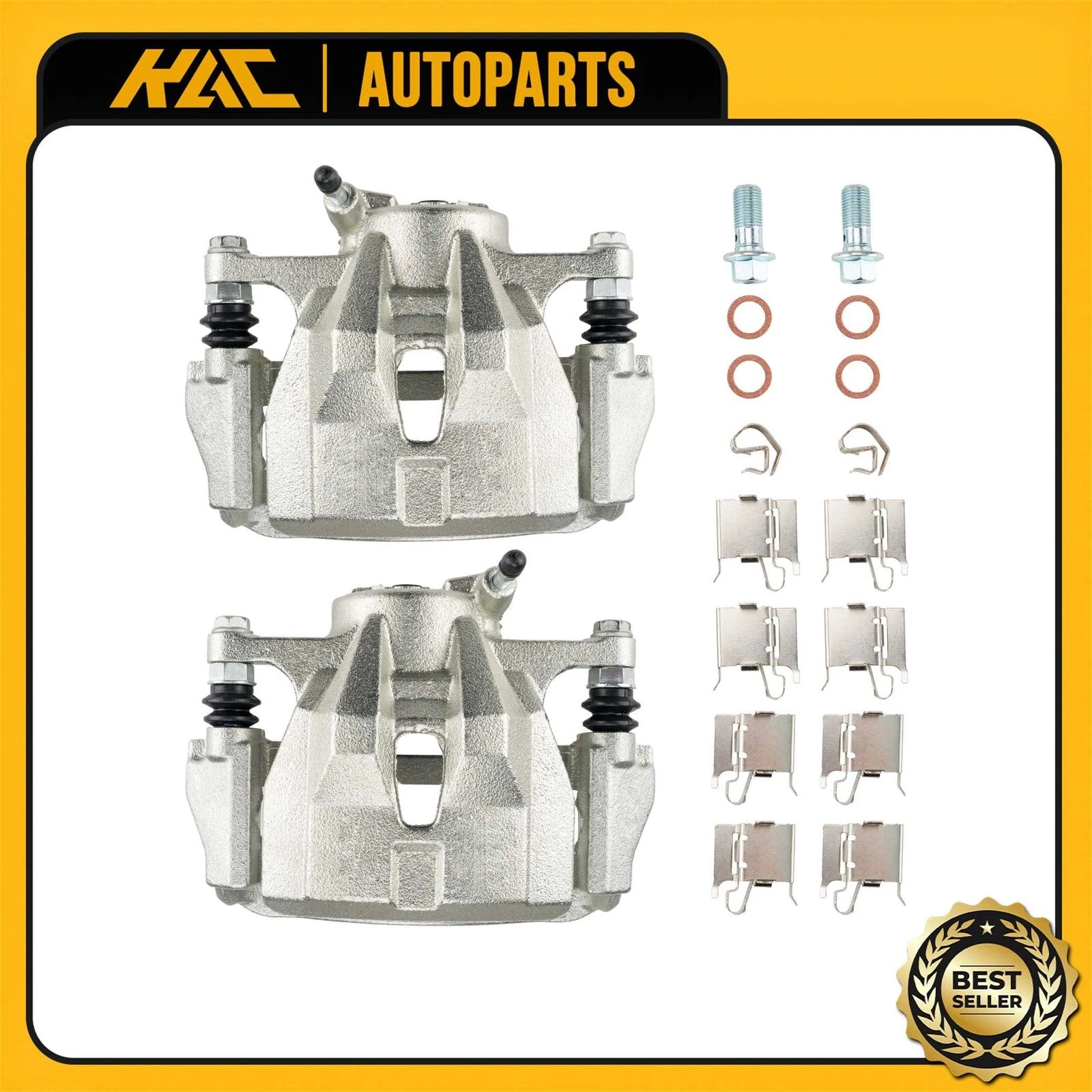 2x Brake Caliper for Toyota Corolla 2009-2019 Matrix 2009-2014 Vibe 2009-2014 (Front, Side)