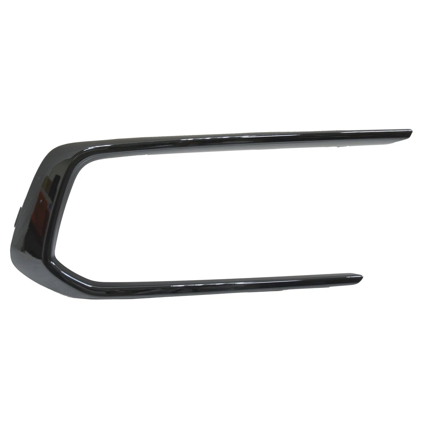 Replacement Black Painted Polypropylene Front Passenger Side Fog Light Trim