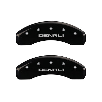 Caliper Covers Front and Rear Black Denali for 2015–2020 GMC Yukon Denali