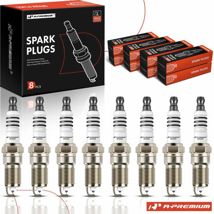 8x Iridium Platinum Spark Plugs for Chevrolet Silverado 1500 (1999–2013)