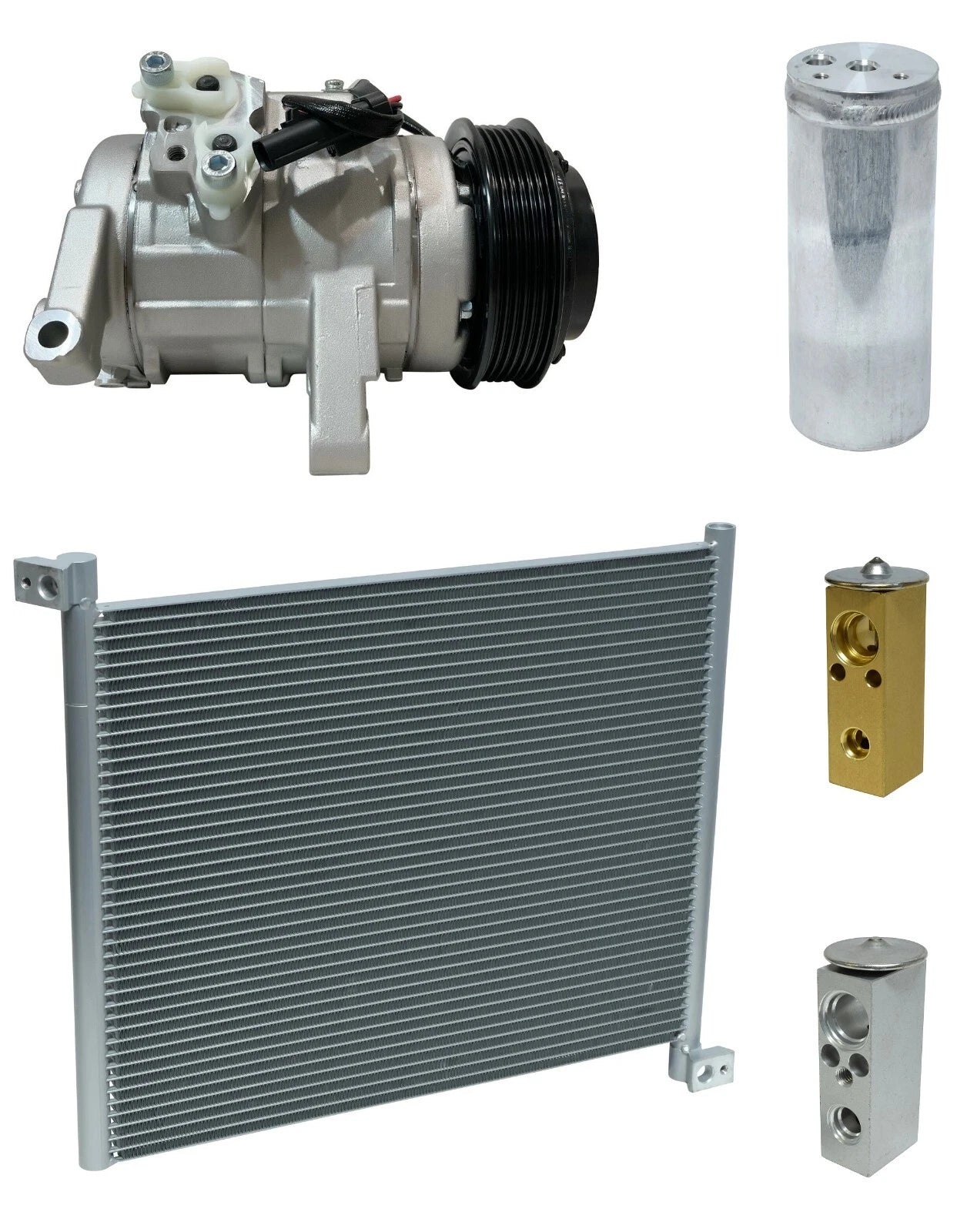 AC Compressor Kit With Condenser for Dodge Durango 3.7L (2005–2010)