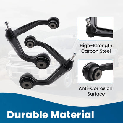 Front Upper Control Arms Ball Joints for 2011–2019 Chevy Silverado 2500/3500
