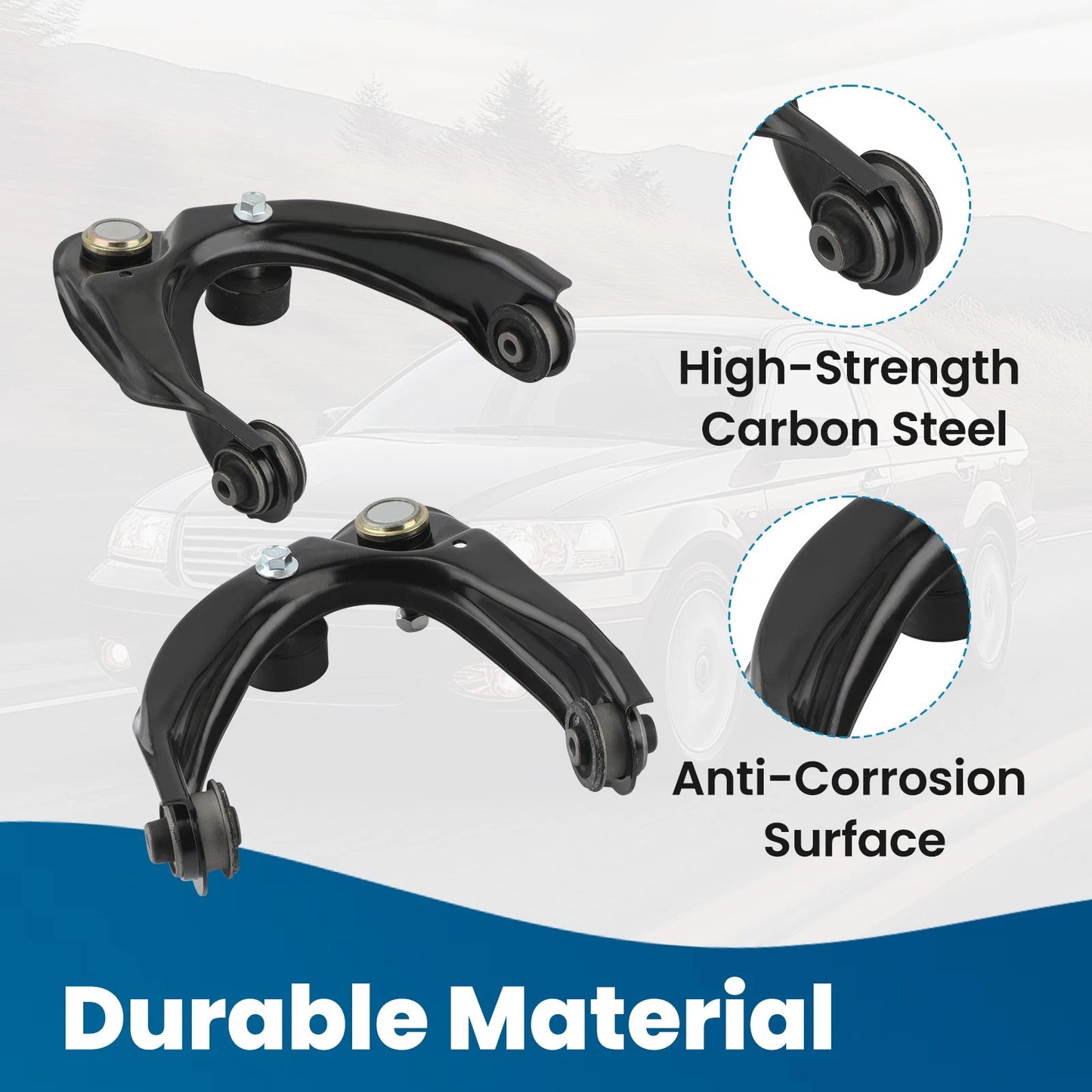 Front Lower Forward Rearward Control Arm Stabilizer for Mercury Milan (2007–2009)