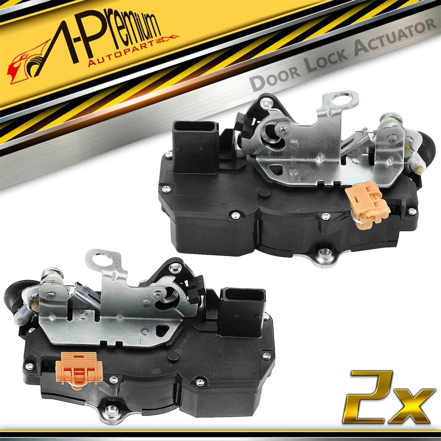 2X Rear Door Lock Actuator for Chevrolet Cobalt (2005–2010) Pontiac G5 (2007–2010)