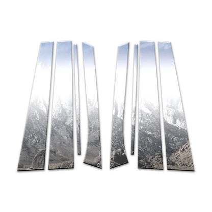 8Pc Chrome Pillar Post Covers Replacement for Buick Enclave (2008–2017)