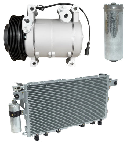 A/C Compressor Kit W Condenser for Isuzu Axiom 3.5L (2004–2004)