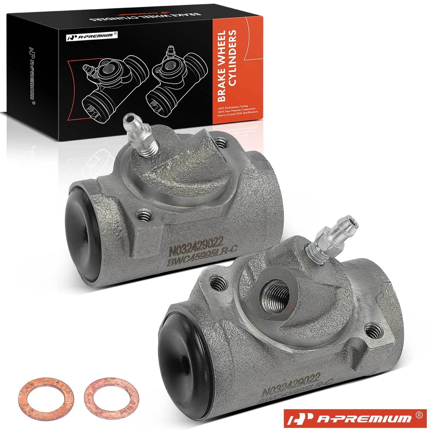2Pcs Drum Brake Wheel Cylinder for Chevy Chevelle (1964–1977)