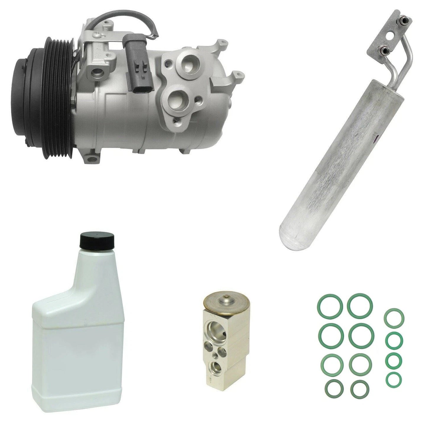 A/C Compressor Kit with Drier Replacement for Toyota Tacoma (2005–2015)
