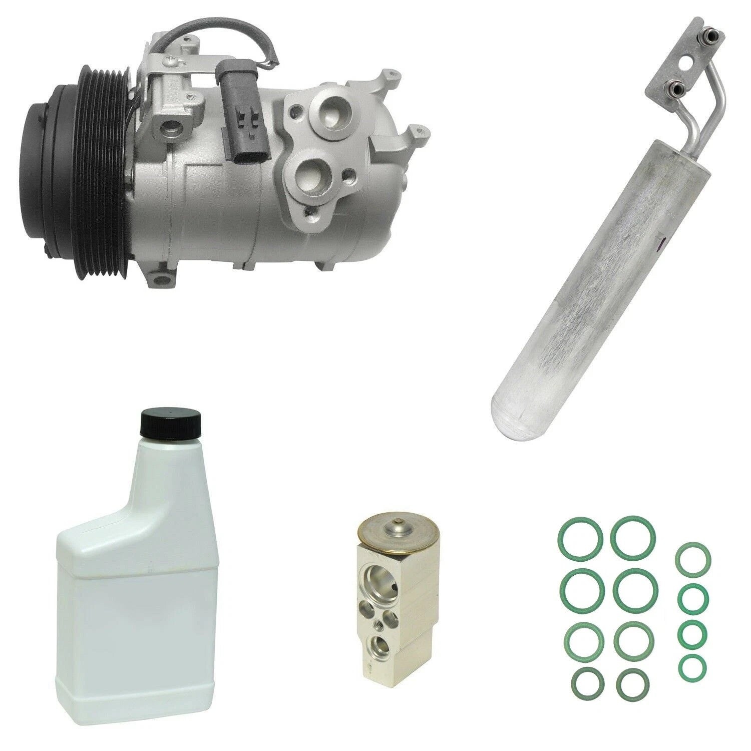 A/C Compressor Kit with Drier Replacement for Toyota Tacoma (2005–2015)