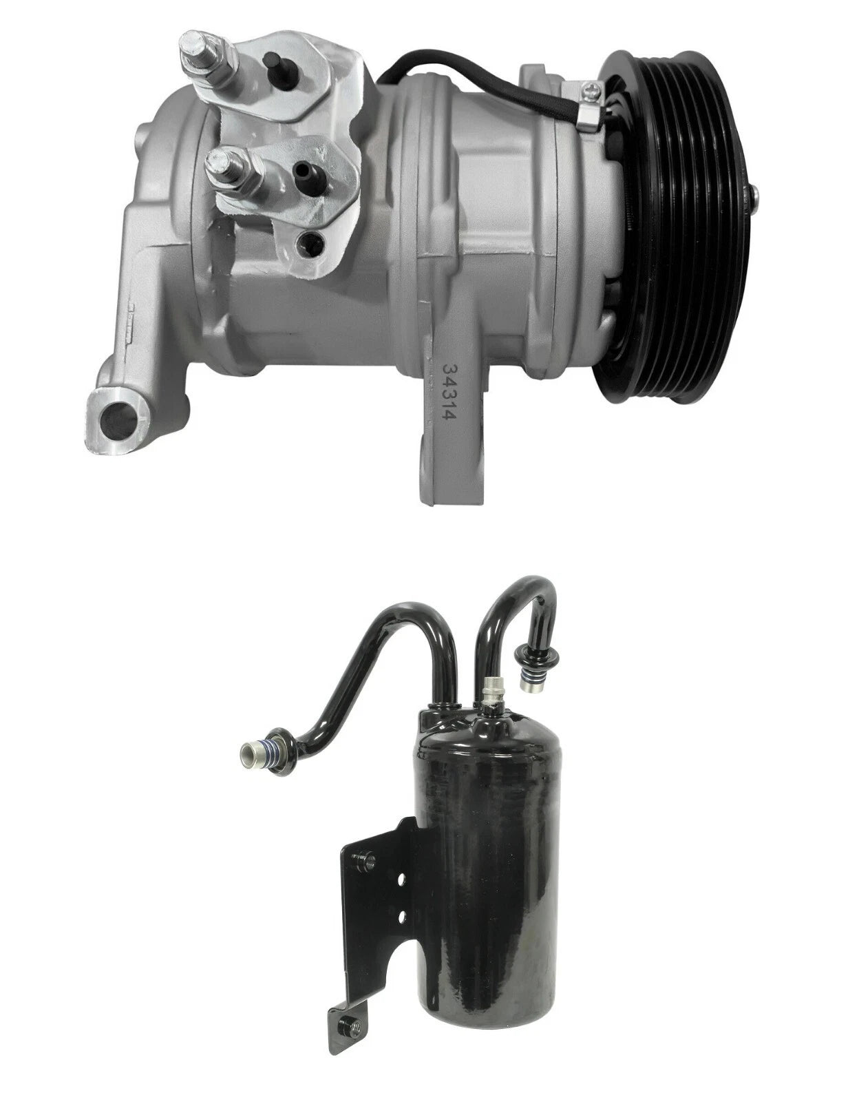 A C Compressor Kit Replacement for Dodge Ram 1500 3.7L 4.7L (2006–2008)