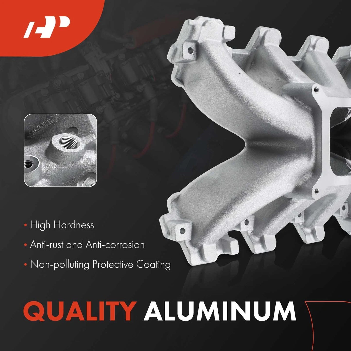 Cathedral Port Intake Manifold for Chevy Small Block