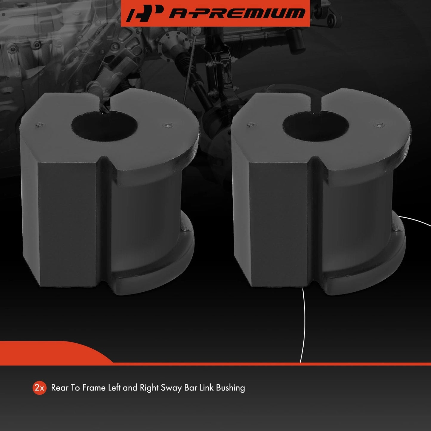 2X Rear To Frame Side Sway Bar Bushing for Chevy Impala (2000–2013)