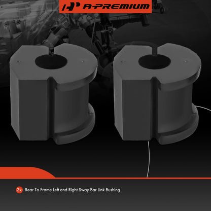 2X Rear To Frame Side Sway Bar Bushing for Chevy Impala (2000–2013)