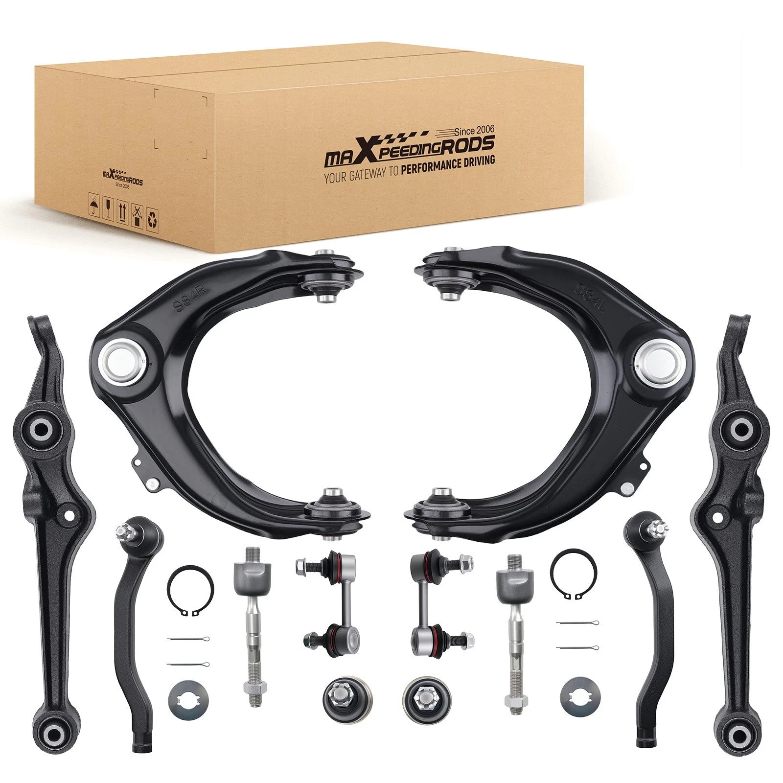 12x Front Upper Control Arms Ball Joints for Honda Accord (1998–2002)