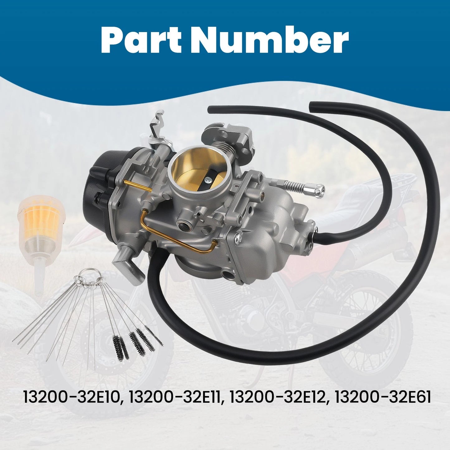 Carburetor with Fuel Filter for Suzuki DR650SE (1996–2019)