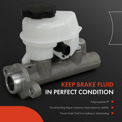 Brake Master Cylinder with Reservoir & Sensor for Chevy Impala (2006–2008)