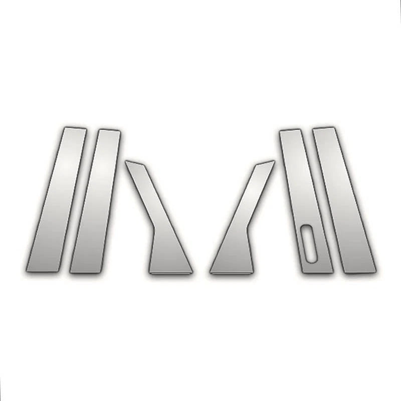 6Pc Chrome Pillar Post Covers With Cutout for Ford 500 (2005–2007)
