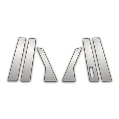 6Pc Chrome Pillar Post Covers With Cutout for Ford 500 (2005–2007)