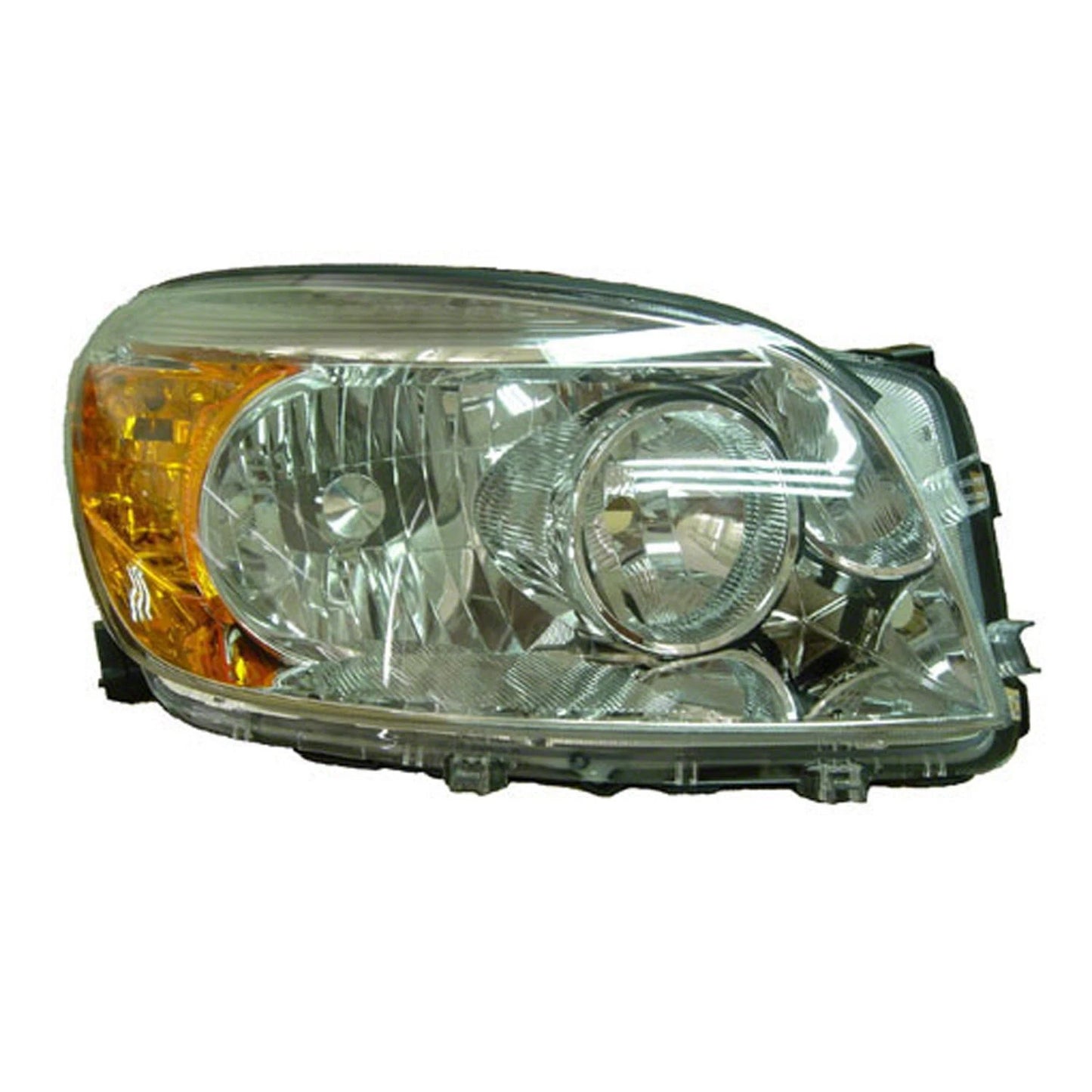 Replacement Chrome Passenger Head Light Lens/Housing for 2006-08 Toyota RAV4